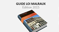 Téléchargez l'édition 2015 du Guide loi Malraux